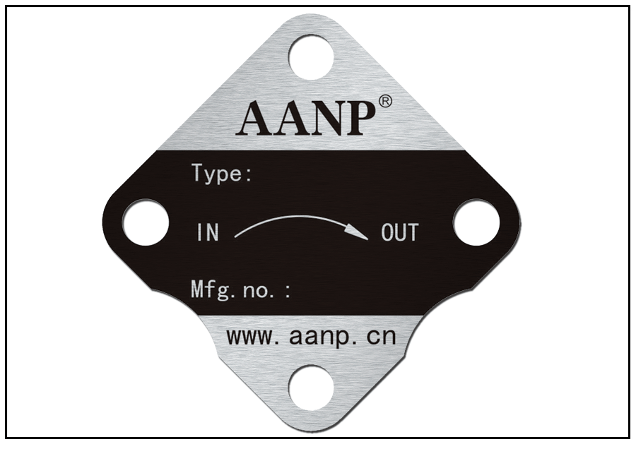 泵閥設(shè)備防偽銘牌