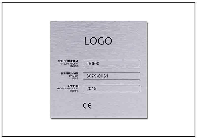 機床銘牌標(biāo)牌